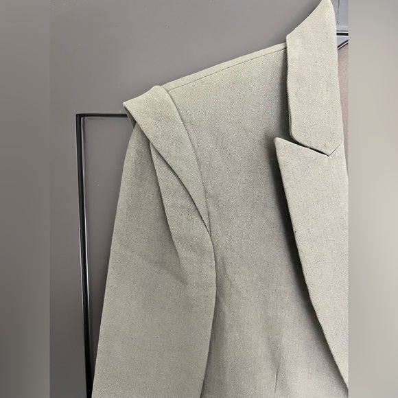Marissa Webb Linen Blazer - Picture 4 of 15